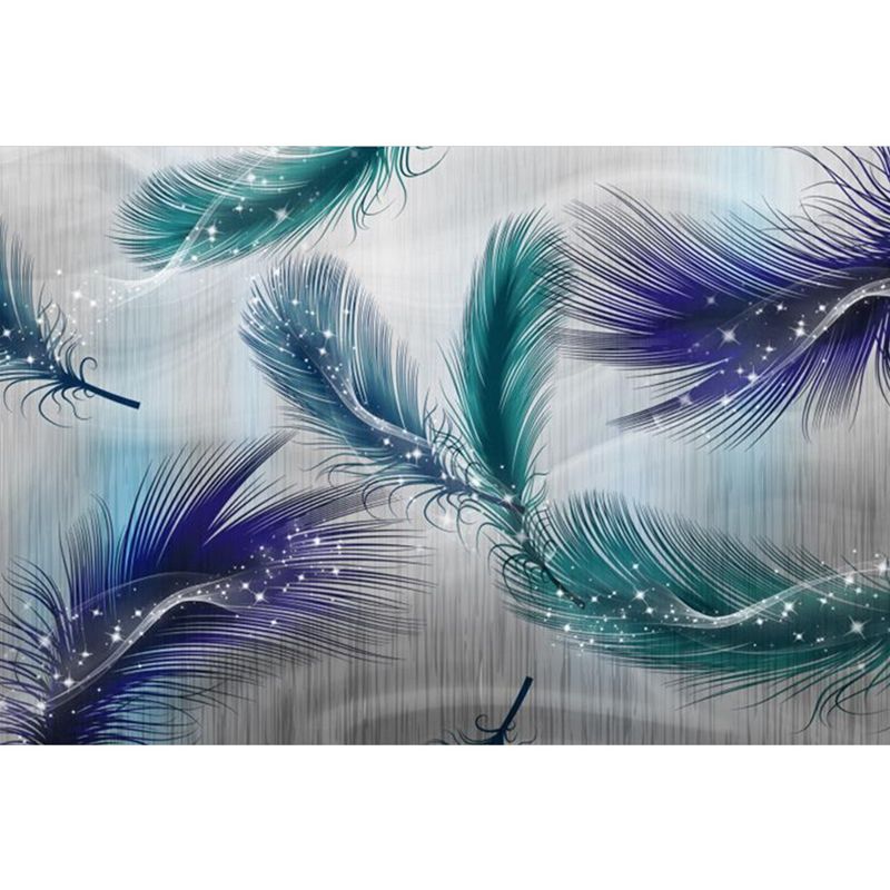 Glam Modern Rug Multi Color 3D Plant Print Rug Pet Friendly Non-Slip Machine Washable Rug for Living Room