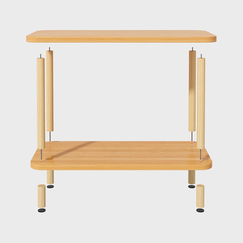 Modern Accent Side Table Storage Wood Side Table for Bedroom