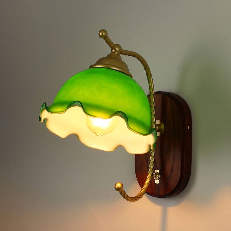 1 appliques murales géométriques légères lampes murales en verre de style moderne