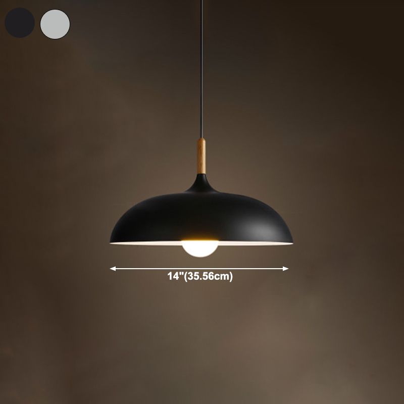 Geometric Shape Metal Hanging Light Modern Style 1 Light Hanging Light Mount Fixtures