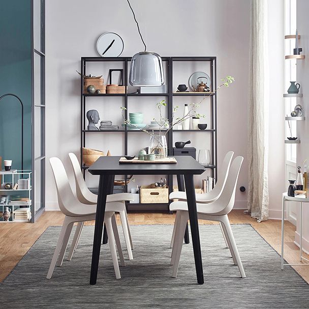 Sillas de comedor de cocina de estilo moderno, silla auxiliar sin brazos con patas de plástico