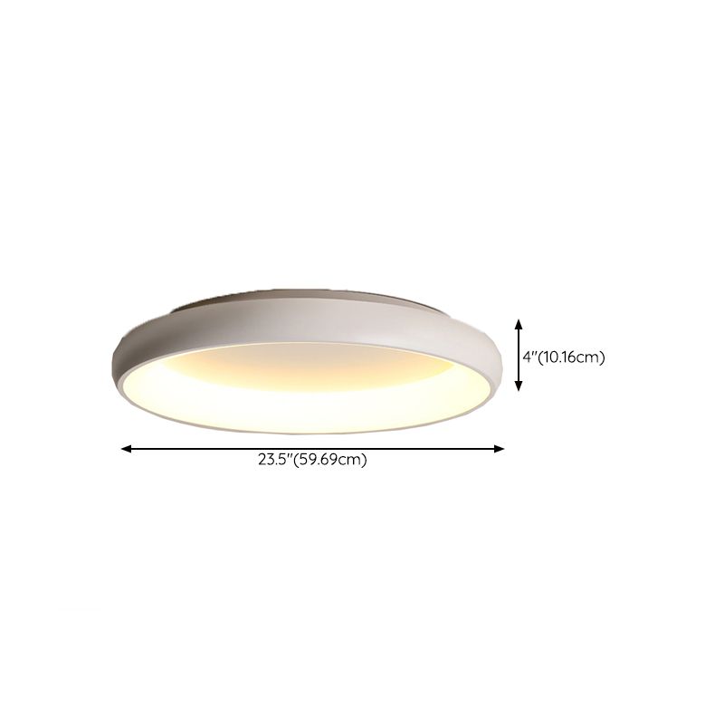 White Flush Mount Lighting LED Contemporary Ceiling Light for Home