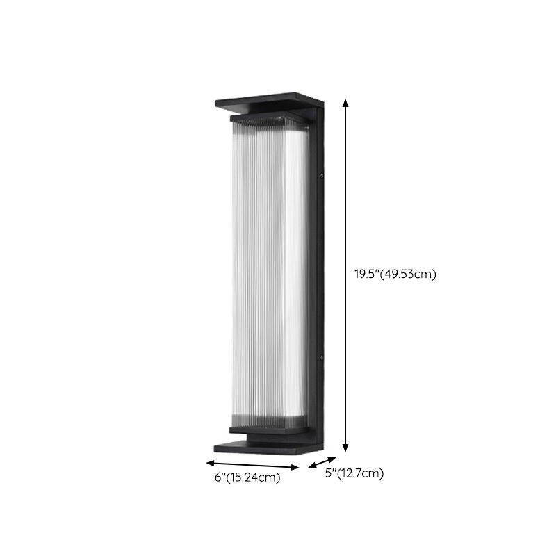 Waterproof Wall Lamp Modern LED Wall Mount Lamp with Acrylic Shade for Garden