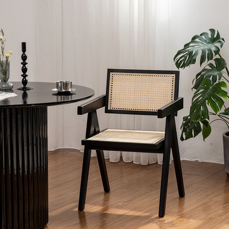 Dining Room Side Chairs Modern Rubber Wood Kitchen Chair for Home