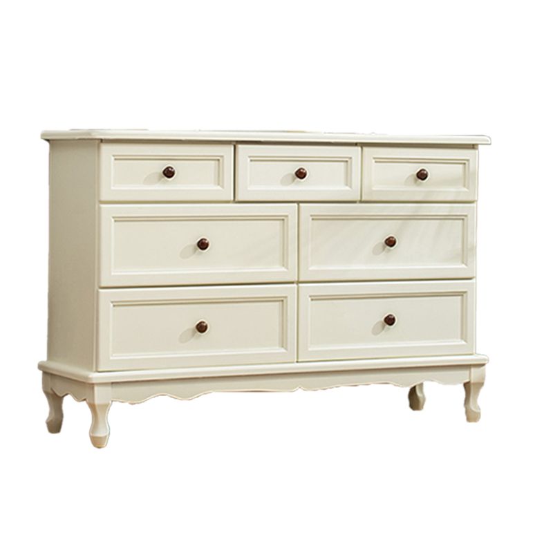 Nautical Solid Wood Storage Chest Bedroom Chest with Drawers