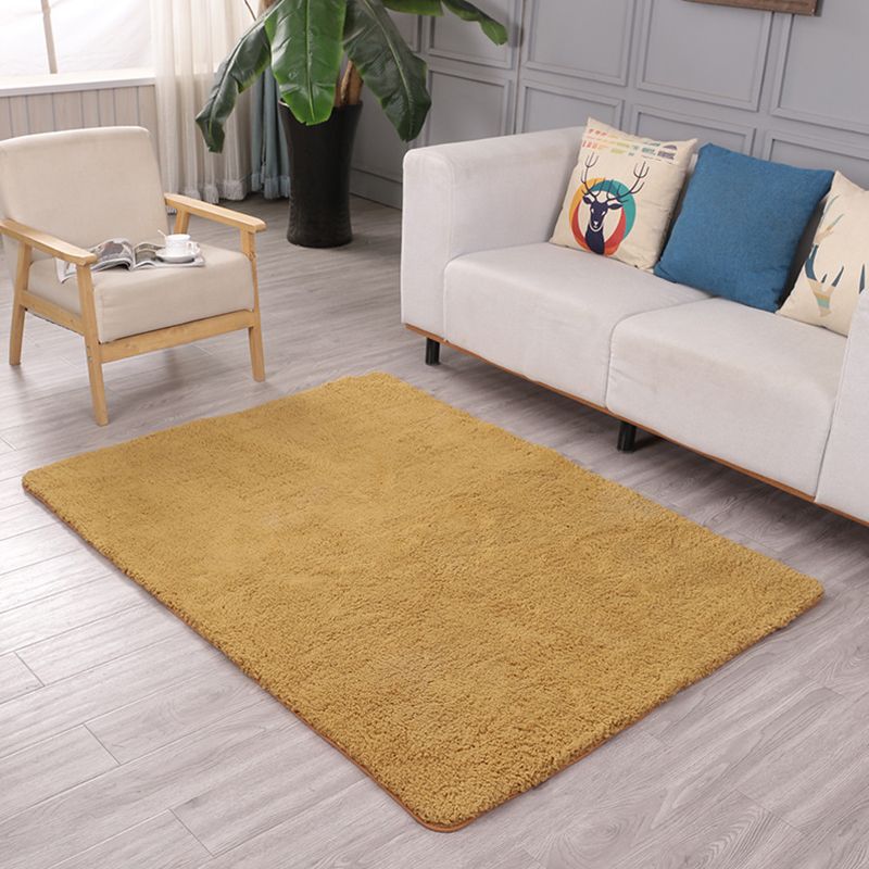 Tapis de couleur unie nordique multi-couleurs PVC tapis intérieur pour animaux de compagnie Animageux de la zone de support antidérapante pour le salon