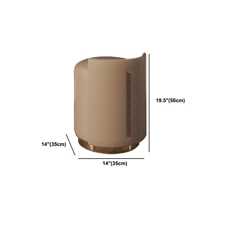 Mirrored Makeup Dressing Table Luxurious Stone Top Stool Set in Brown