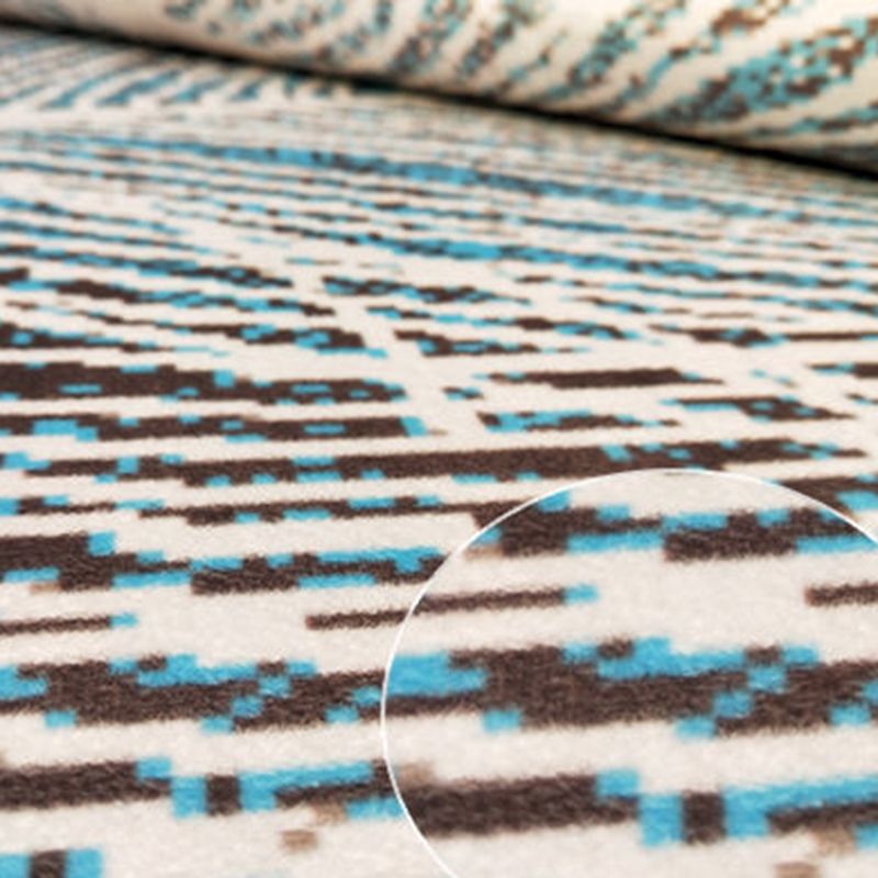 Minimalist Area Rug Geometry Pattern Carpet Polyester Stain Resistant Rug for Living Room