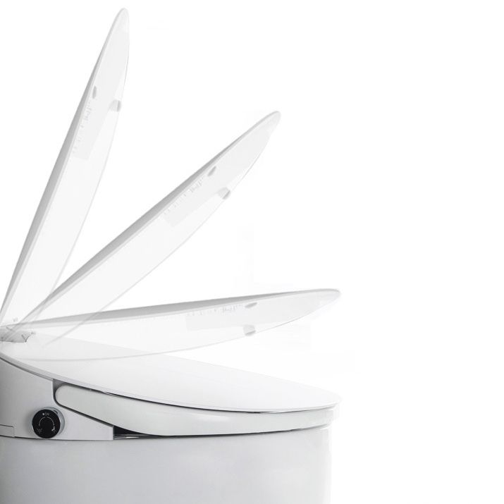 Modern Floor Mount Toilet Bowl Siphon Ceramic Toilet with Seat for Bathroom