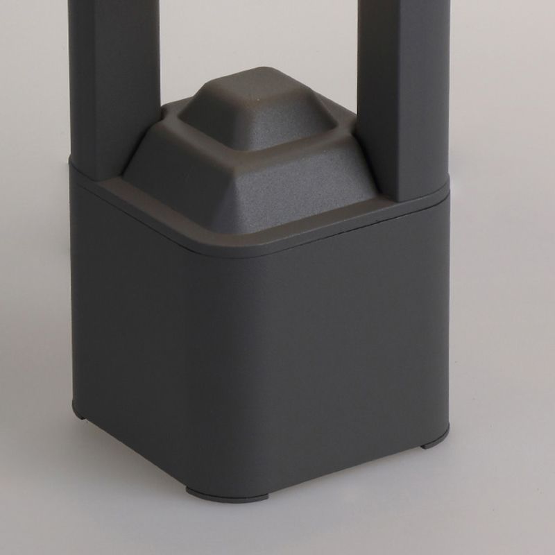 Contemporary Square Shape Outdoor Waterproof Light with Acrylic Shade