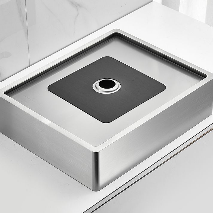 Modern Style Bathroom Sink Stainless Steel Noise-cancelling Design Bathroom Sink