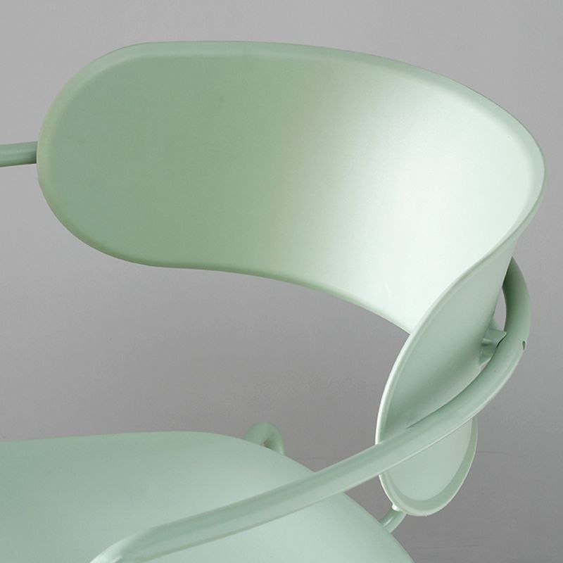 Modern Style Arm Chair Plastic Indoor Dining Chair for Living Room