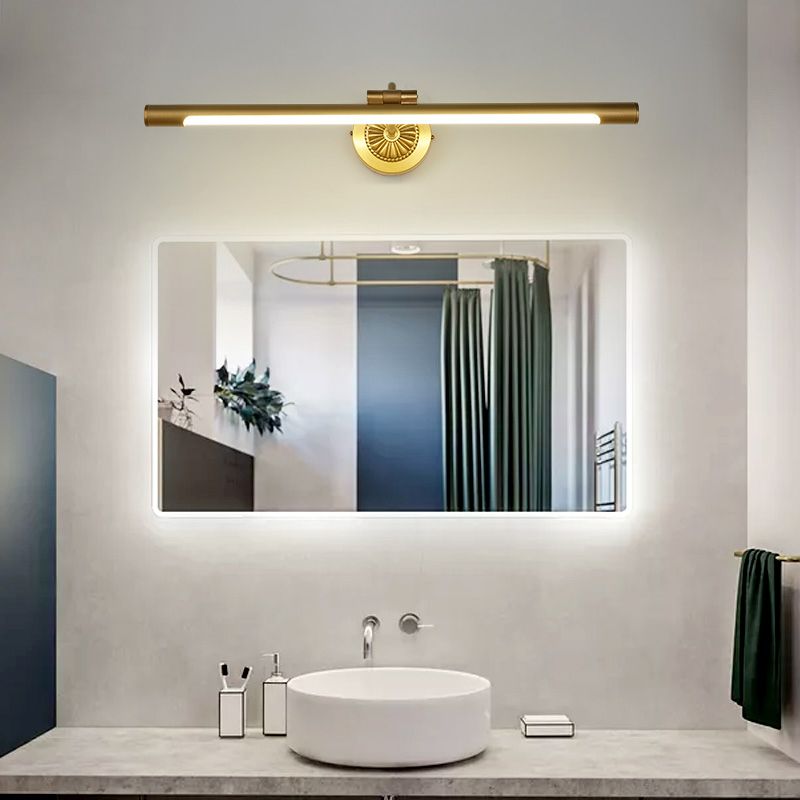 LED Simple Makeup Mirror Light Modern Bagni bagno Specchio a specchio Fronte lampada