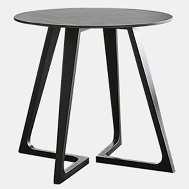 Meubles de style industriel de table à manger en pierre de double piédestal pour d'intérieur
