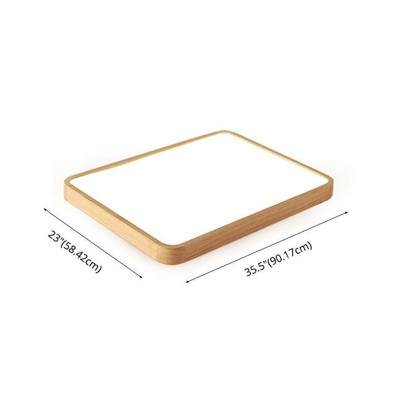 Plafonnier LED encastré de style moderne et minimaliste avec abat-jour en acrylique