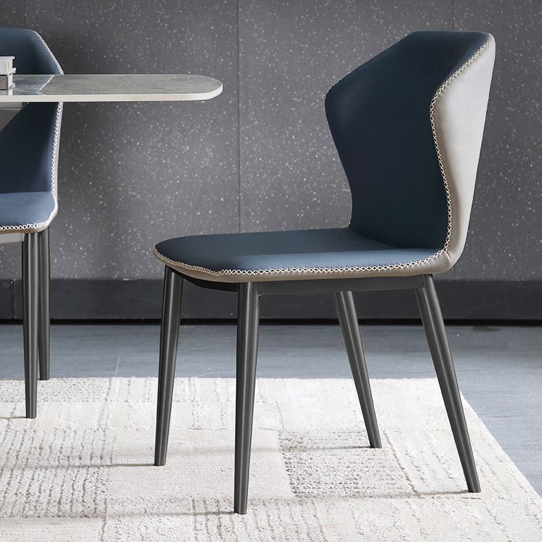 Contemporary Gray Standard Dining Set Rectangle Shape Sintered Stone Dining Set for Kitchen