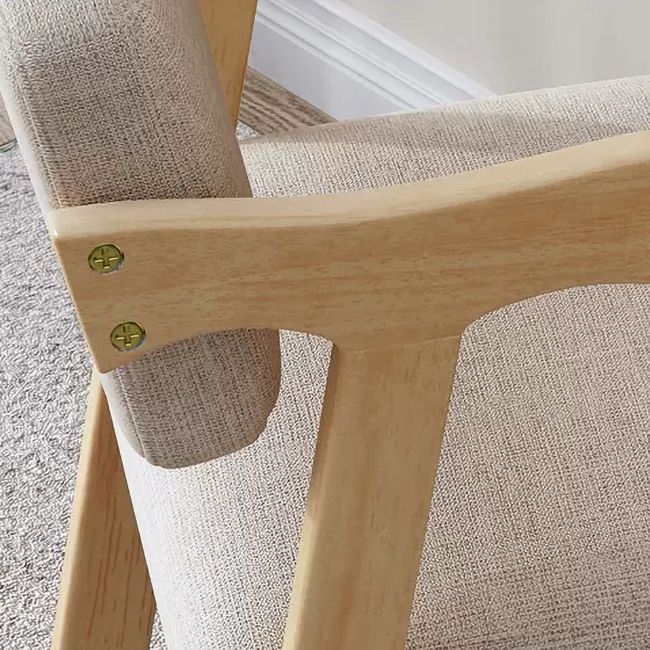 Chaise latéral en bois contemporain avec bras ouvert à l'arrière pour salle à manger pour la maison
