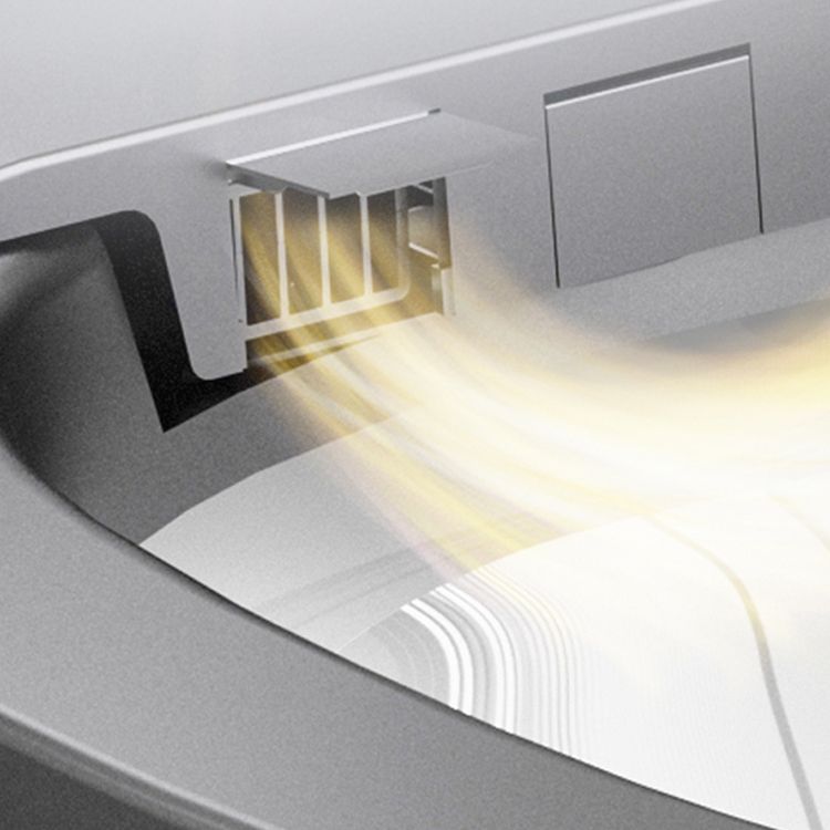 Designer Wall Mounted Bidet Elongated Foot Sensor Ceramic Heated Seat