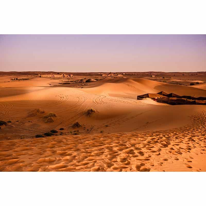 Photography Stain Resistant Desert Wallpaper Drawing Room Wall Mural