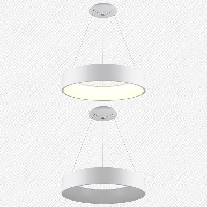 Modern de lámparas de colgante de colgante de estilo minimalista de estilo acrílico colgante de techo acrílico para sala de estar