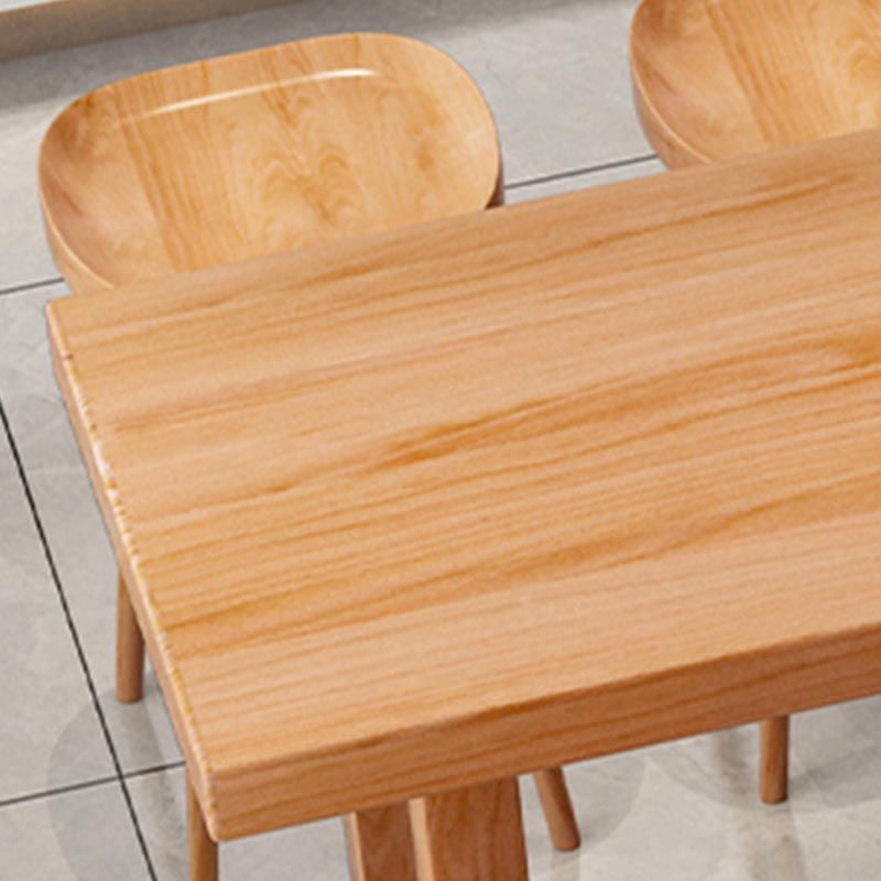 Rectangular Bar Pub Table Set 1/2/5/6/11 Pcs Solid Wood Bar Table and Bar Stools