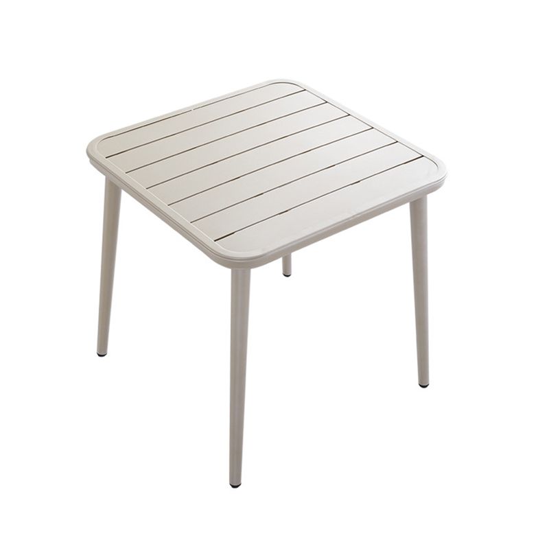 1/4/5 Pcs Metal Beige Bistro Set Contemporary Bistro Table Set