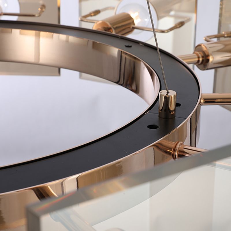 Glass Hanging Pendant Lights Contemporary Hanging Lamps for Living Room