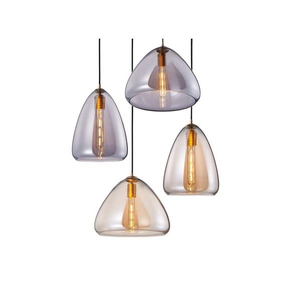 Lámpara colgante de sala de estar de cono de 8.5 "/10"