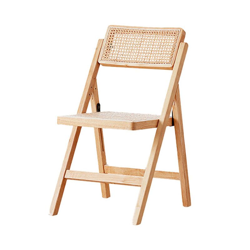 Contemporary Kitchen Chairs Dining Open Back Armless Side Chairs with Wooden Legs