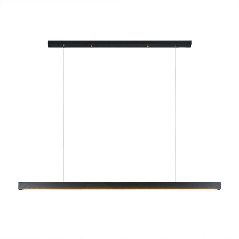 Forma lineal Luz colgante de estilo contemporáneo 1 accesorio de iluminación colgante de luz