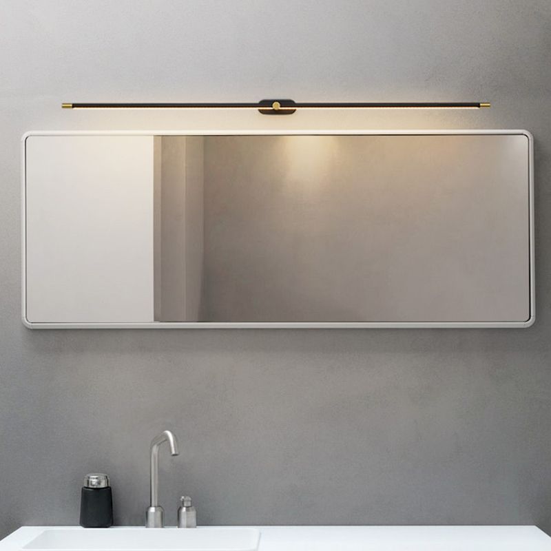 Elongated Sconce Light Fixture Minimalist Style LED Metal Wall Mount Light Fixture