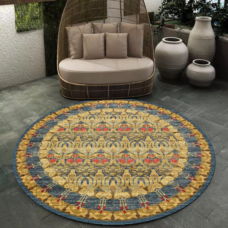 Alfombra múltiple de color múltiple Polyster suroeste estampado alfombra de interiores