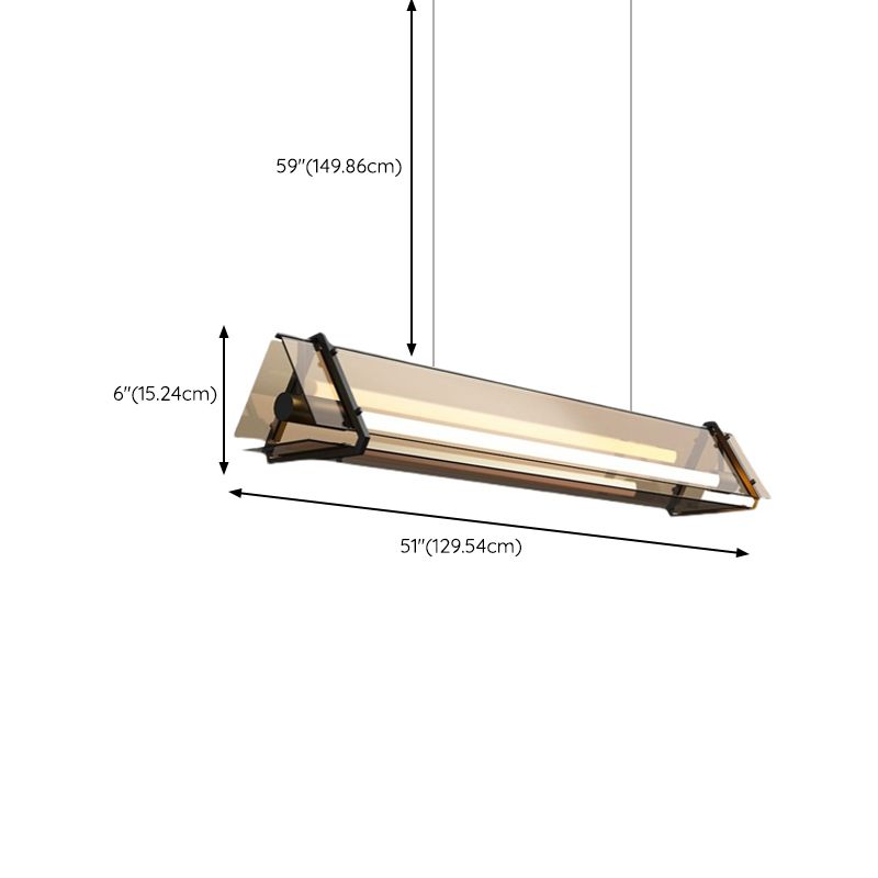 Glass Shade Hanging Island Lights Modern Island Lighting Ideas for Kitchen