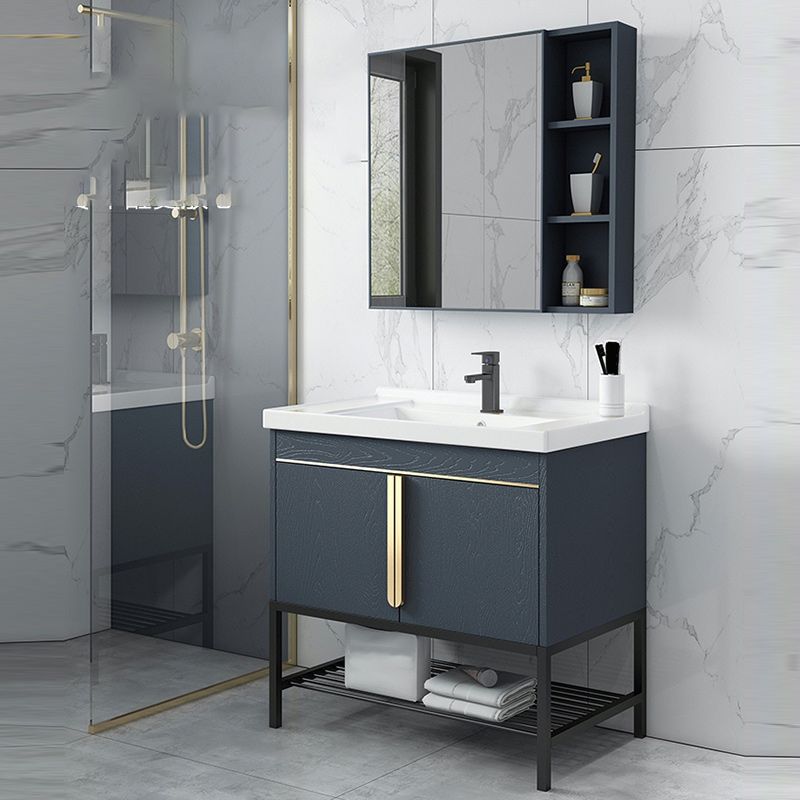 Modern Stainless Steel Bathroom Sink Vanity Faucet Included Vanity Sink