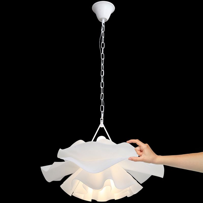Nordic Style Flower Pendant Ceiling Light Acrylic Up and Down Lighting Hanging Light for Bedroom