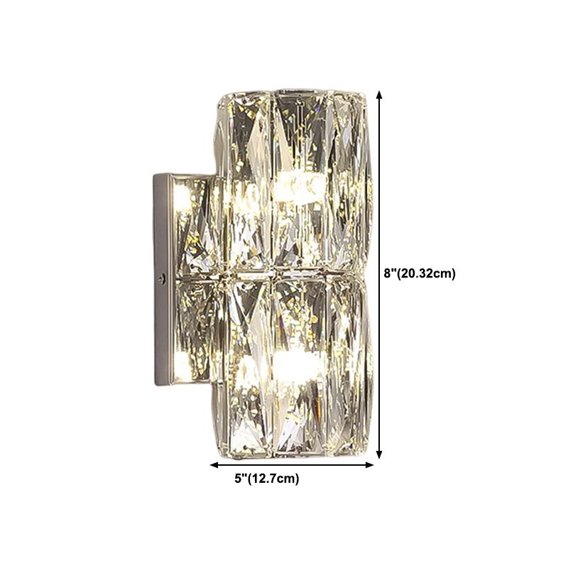 Crystal Wall Sconce Post-Modern Style Wall Light Fixture for Living Room