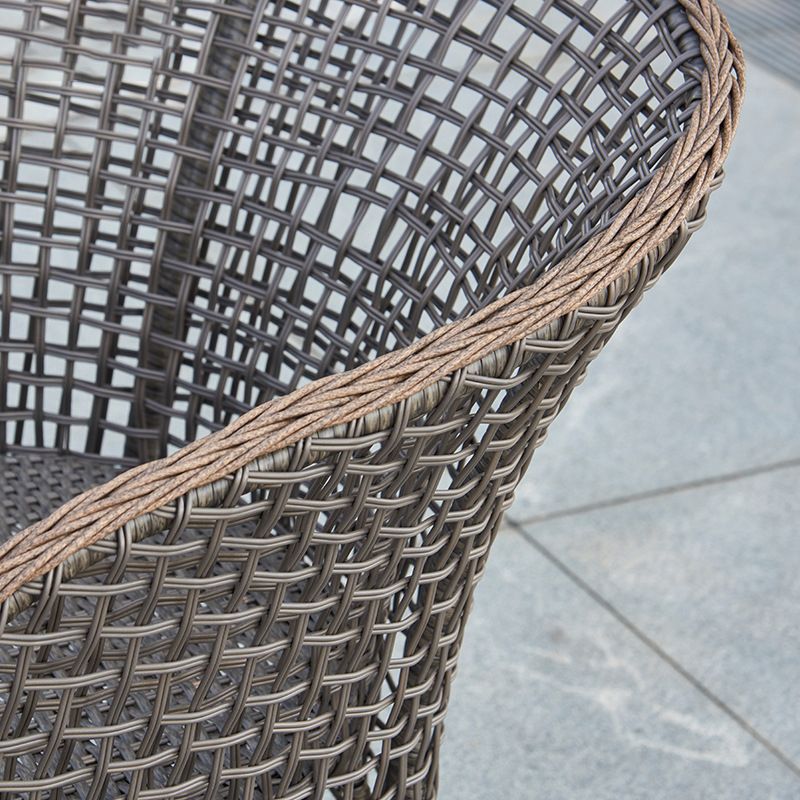 Modern 1/3 Pieces Dining Metal Set Glass Dining Table Set for Outdoor