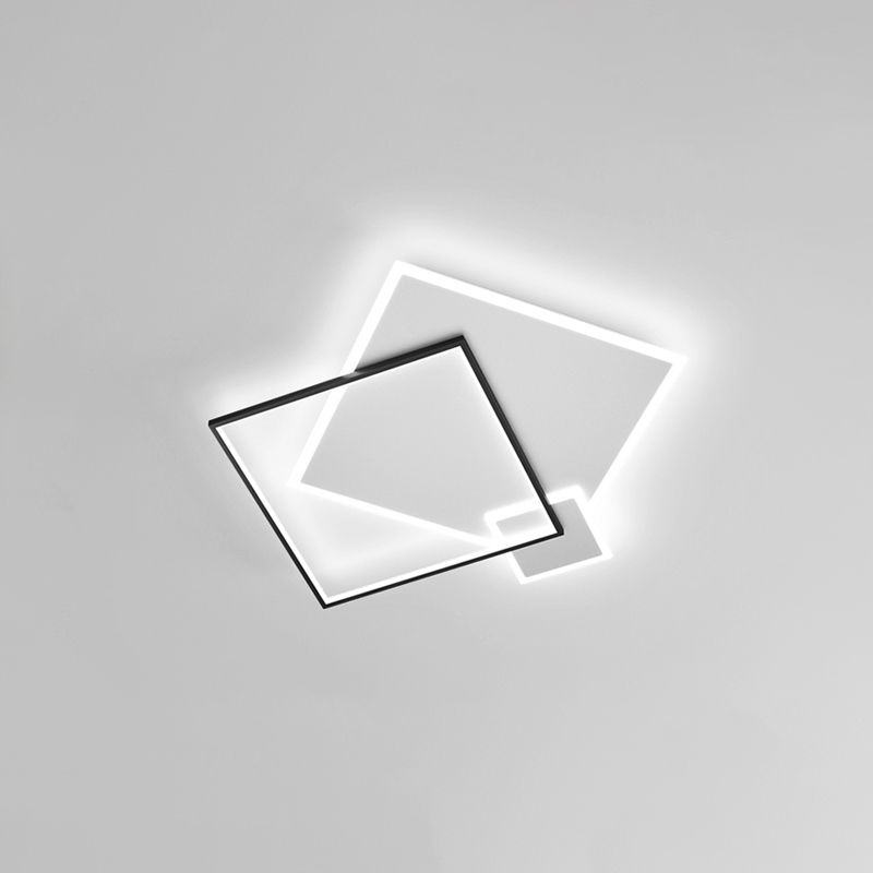 Luz montada en el techo geométrica del montaje empotrado del metal LED del minimalismo para el dormitorio