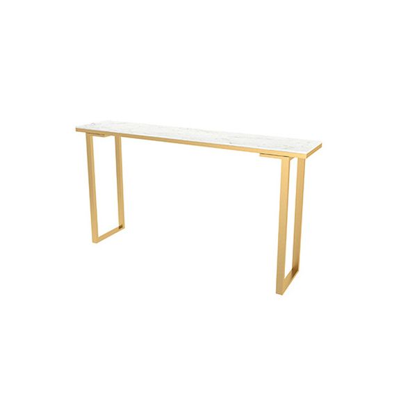 Stone Bar Counter Traditional Luxury Rectangle Bar Counter with Sled Base
