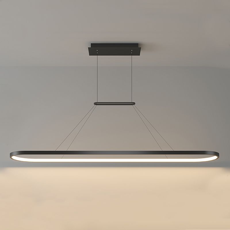 Geometrisch eilandverlichting Idee Moderne metalen hangluchting