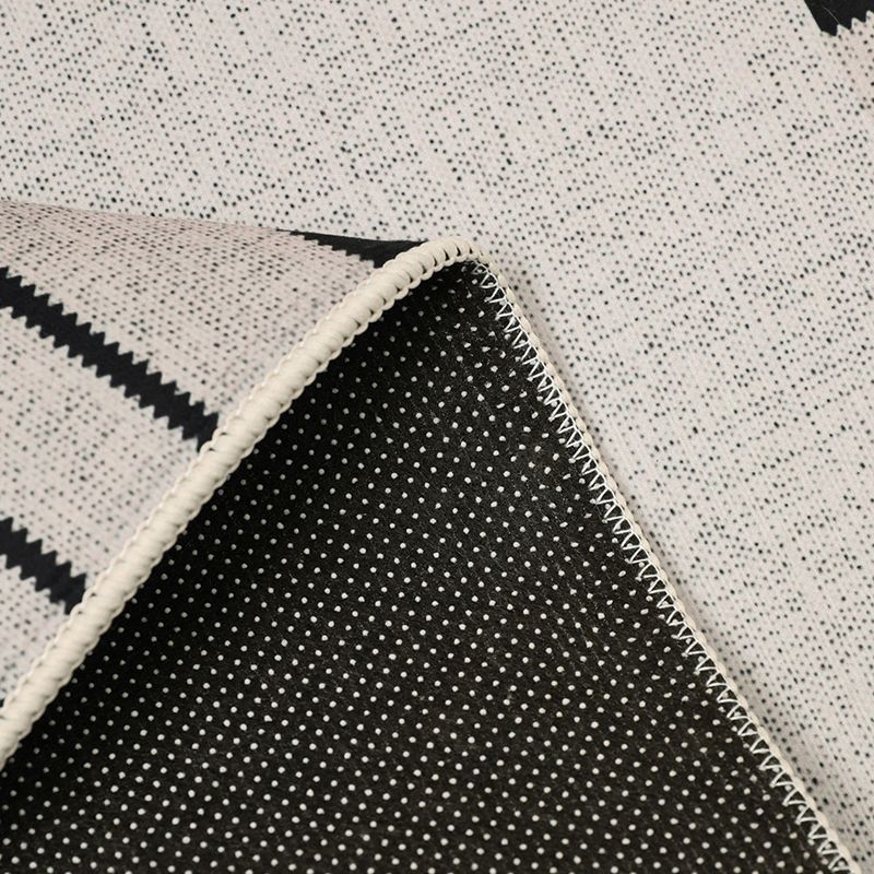 Modern Carpet Polyester Striped Area Carpet Stain Resistant Carpet for Drawing Room