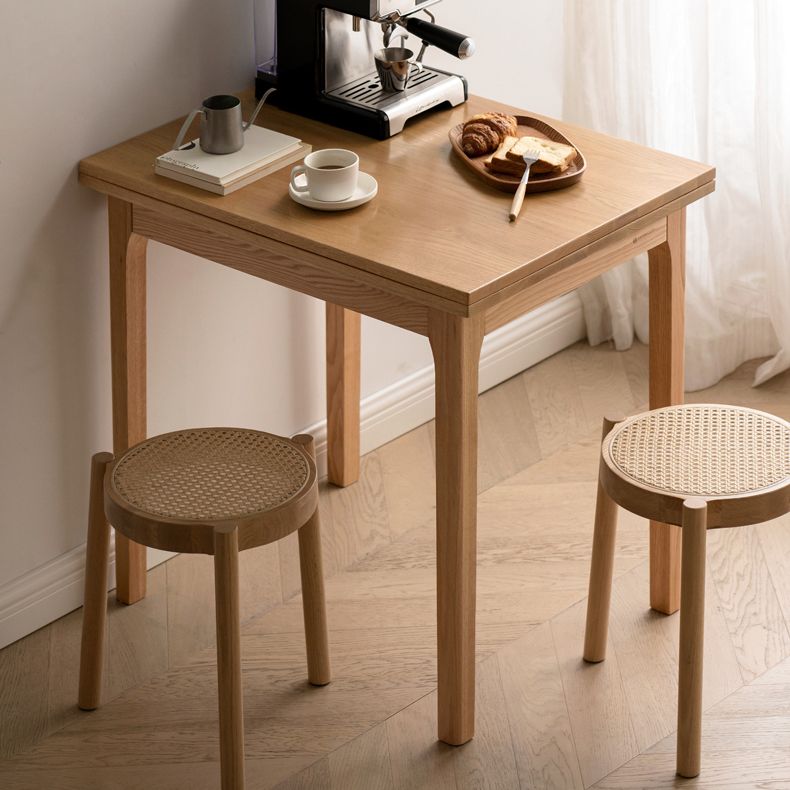Contemporary Rectangle Dining Table Solid Wood Dining Room Table