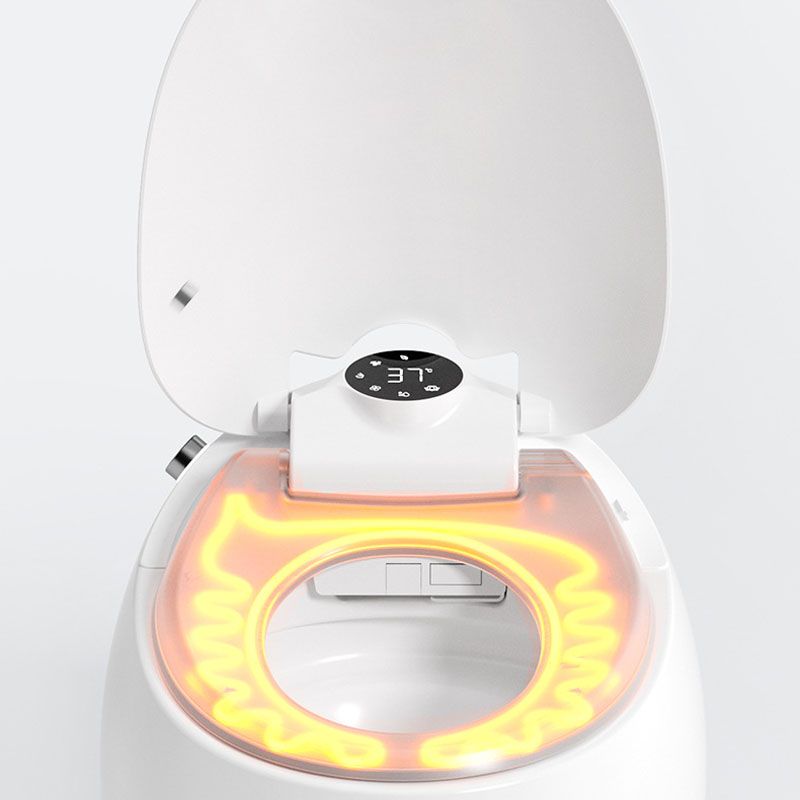 Modern Auto One Piece Toilet Siphon Jet Round Toilet with Sterilization Function