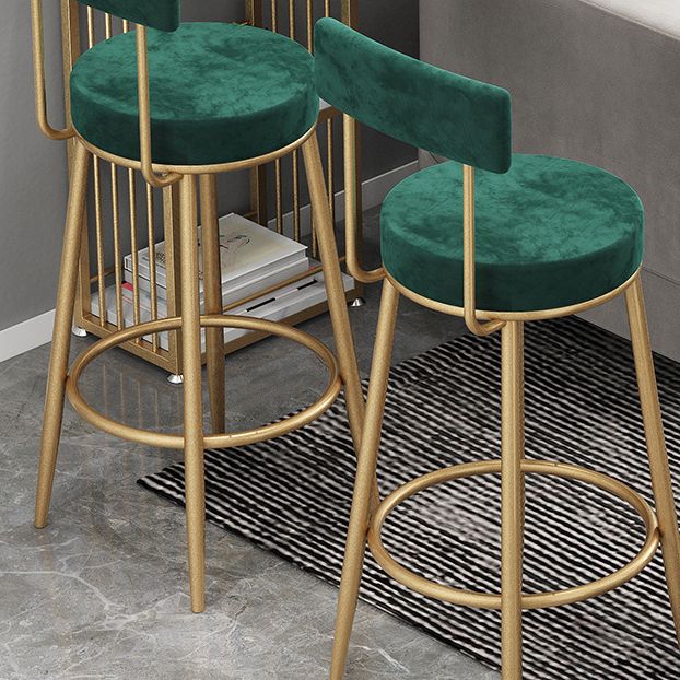 Stone Bar Table Set Glam 1/3 Pieces Fixed Counter Height Table Set for Indoor