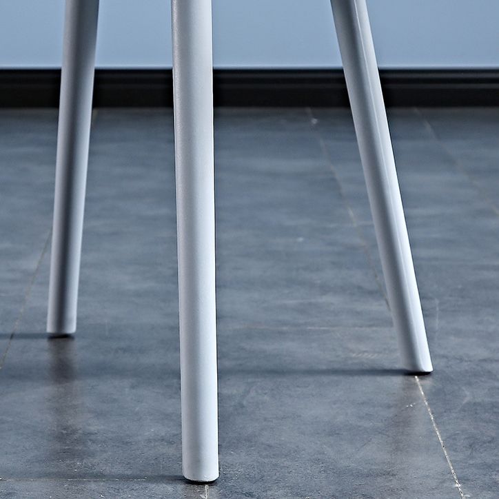 Zeitgenössischer Plastikrestaurant Armstuhl Matte Finish Rückenstuhl (4) Set (4)