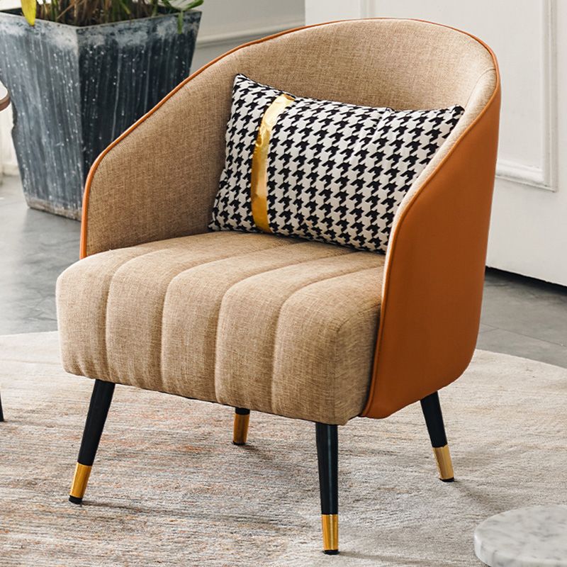 Barrel Accent Chair 25.59" L x 25.59" W x 31.10" H Basic Four Leg Barrel Chair