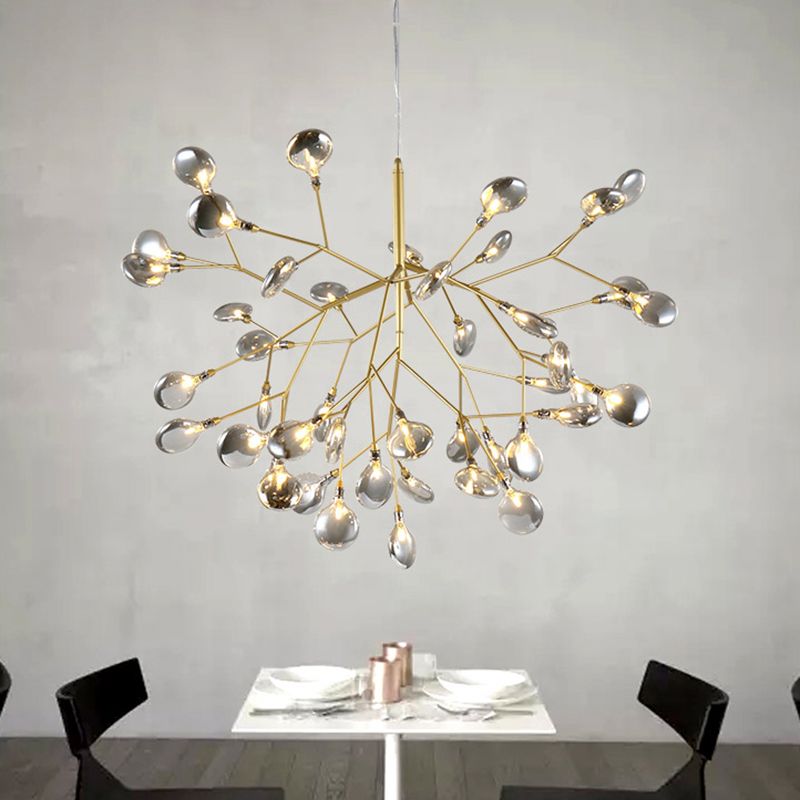 Luce il lampadario post-moderna sala da pranzo a LED di lucciola ramificata