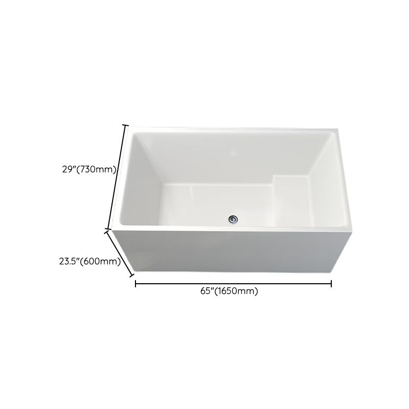 Soaking Bathtub Antique Finish Freestanding Back to Wall Bath Tub