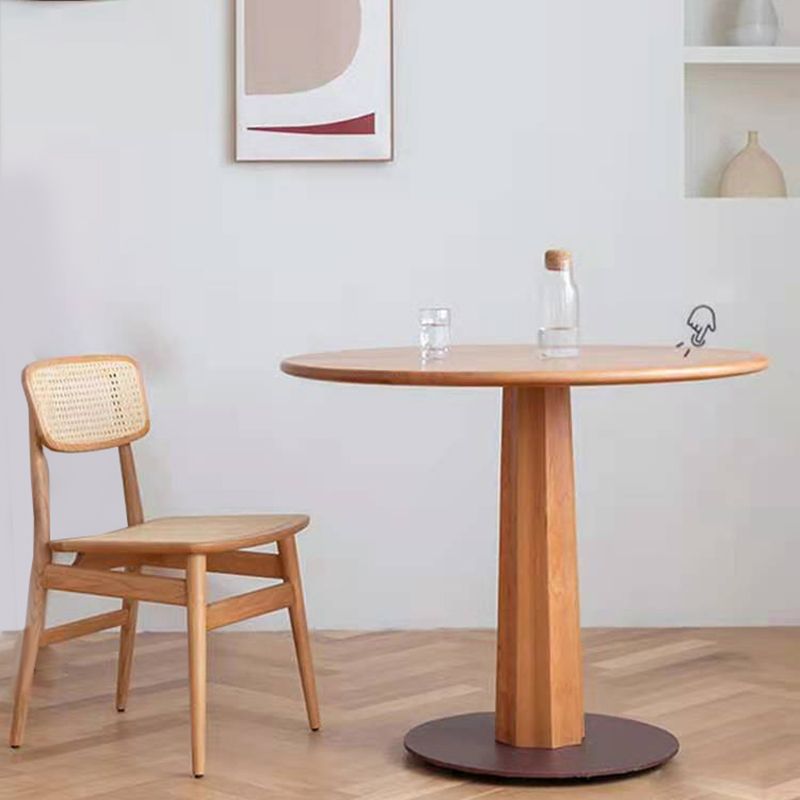 Industrial Side Chair Open Back Wood Dining Room Chair for Dining Room