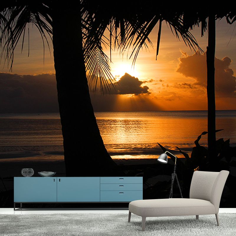 Decorative Wall Mural Wallpaper Tropical Landscape Sitting Room Wall Mural